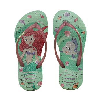 Chinelo-Kids-Verde-Pequena-Sereia-|-Havaianas-Tamanho--23---Cor--VERDE-0